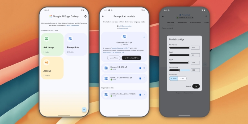 Google выпустила приложение для запуска ИИ-моделей с Hugging Face прямо на смартфоне и без интернета