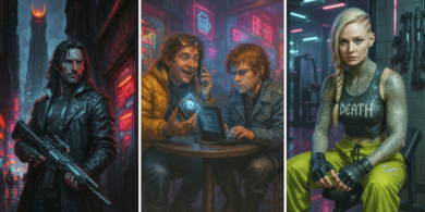 «Властелин колец» в мире Cyberpunk 2077: 12 изображений от ChatGPT